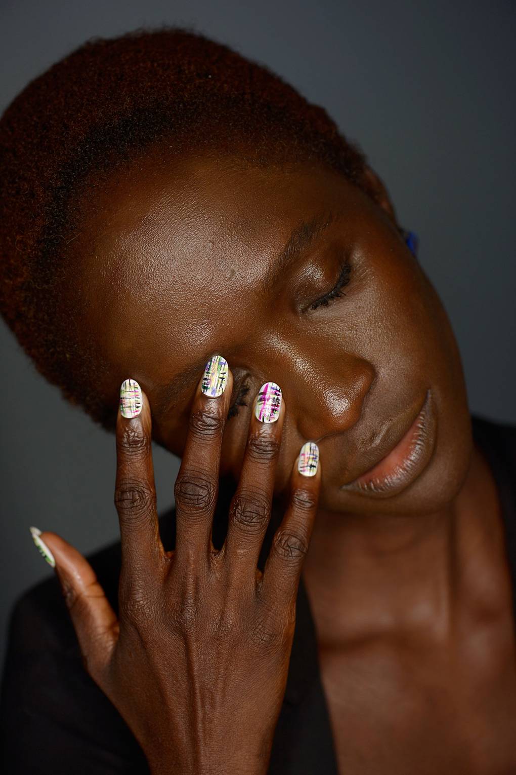 Manicure wiosna lato 2018 - Christian Siriano